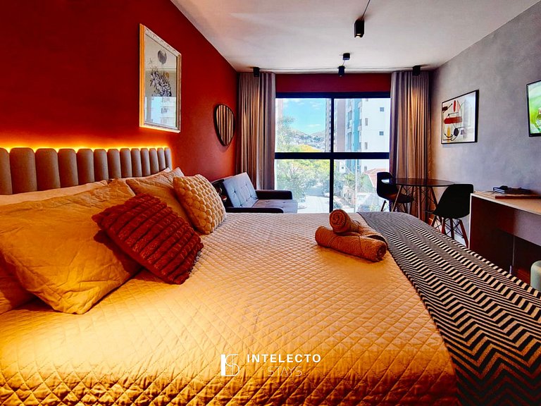 Ap 414 • Central, Piscina, Academia, Ar Cond.