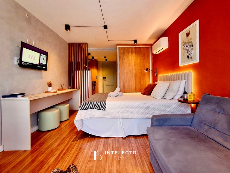 Ap 414 • Central, Piscina, Academia, Ar Cond.