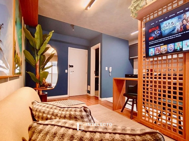 202 Luxo no Centro, Churrasq.,A/C,Jacuzzi Rooftop