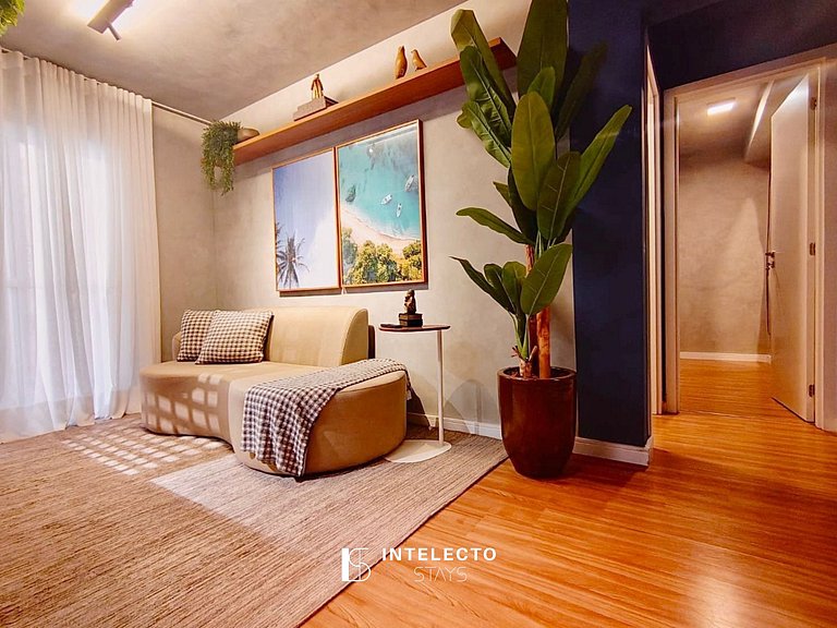 202 Luxo no Centro, Churrasq.A/C.Rooftop