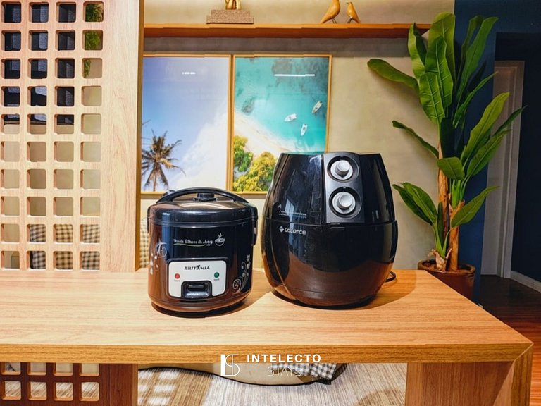 202 Luxo no Centro, Churrasq.A/C.Rooftop