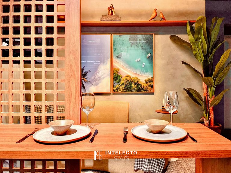 202 Luxo no Centro, Churrasq.A/C.Rooftop