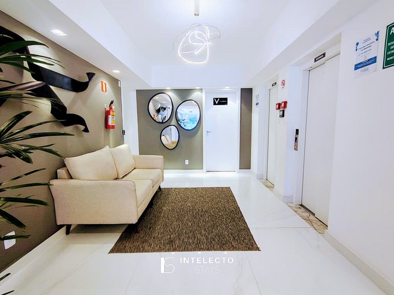 202 Luxo no Centro, Churrasq.,A/C,Jacuzzi Rooftop