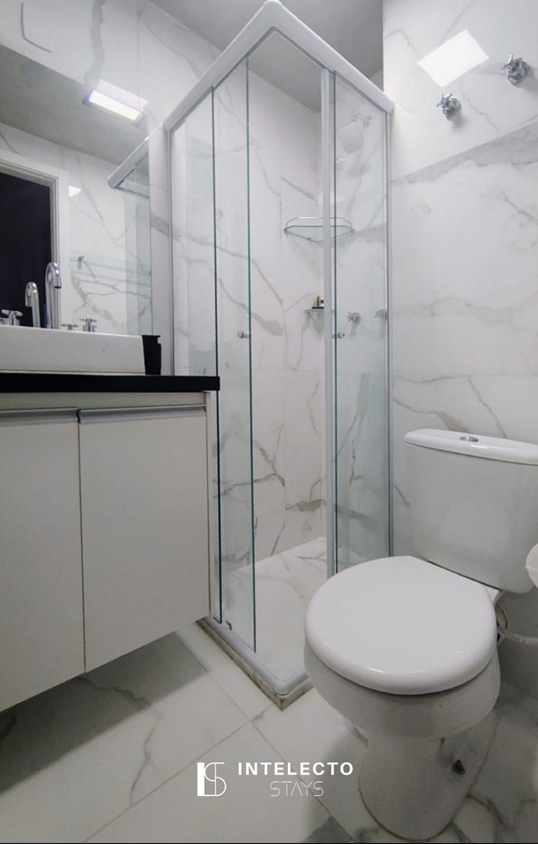 202 Luxo no Centro, Churrasq.,A/C,Jacuzzi Rooftop