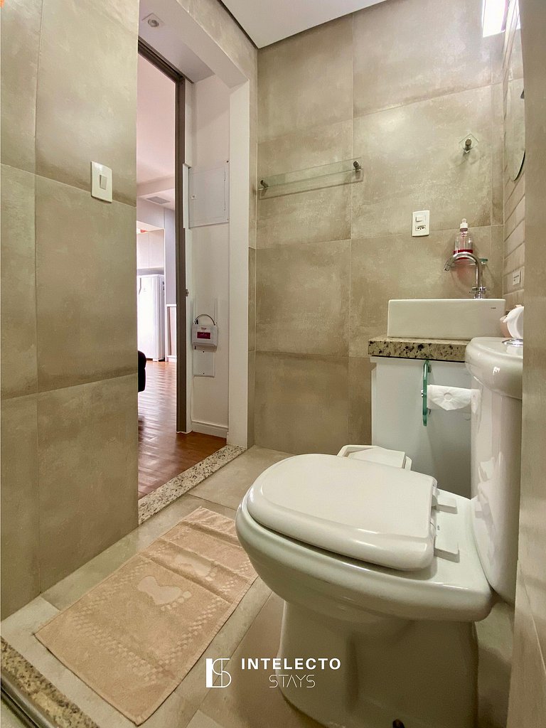 Living 902 •Central, Vista Top, Aconchegante