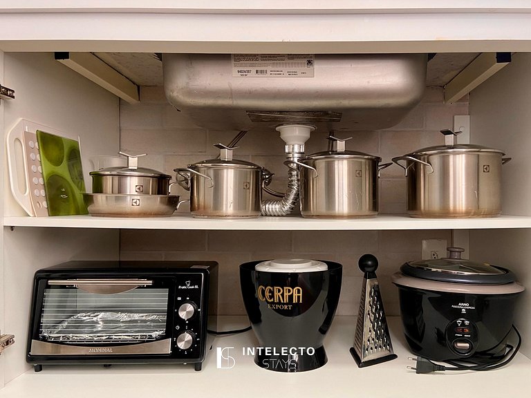 Living 902 •Central, Vista Top, Aconchegante