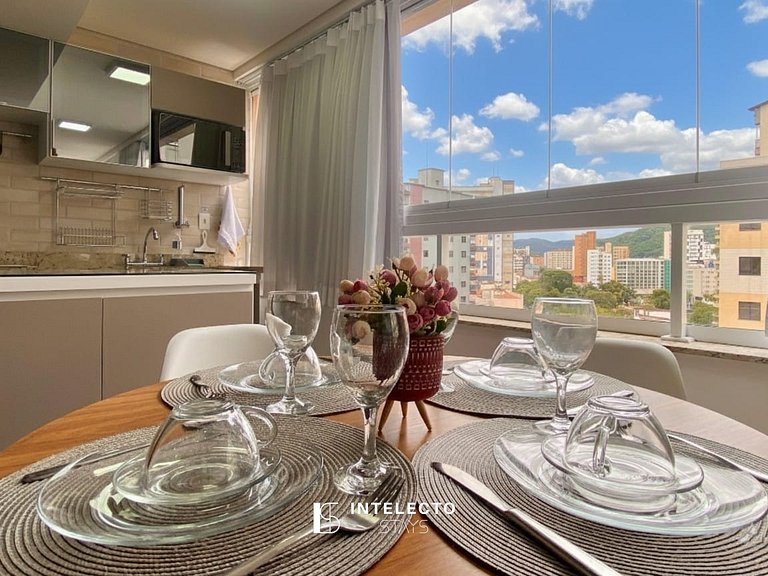 Living 902 •Central, Vista Top, Aconchegante