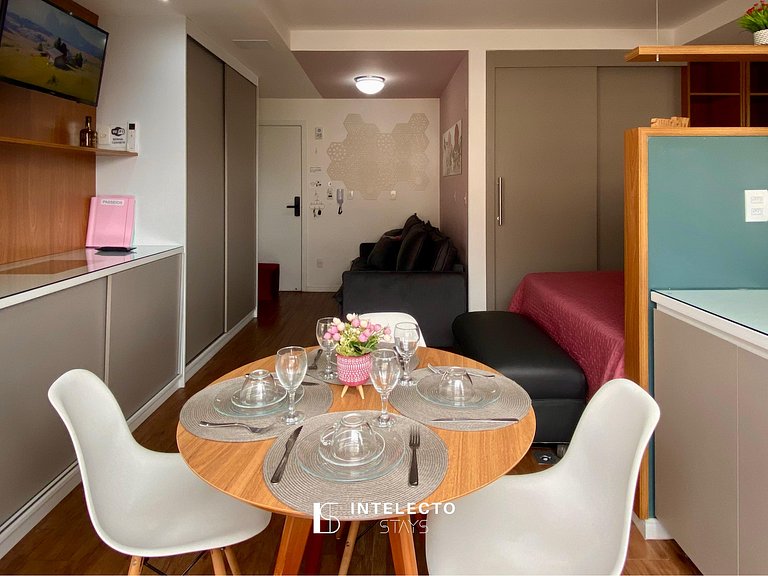 Living 902 •Central, Vista Top, Aconchegante