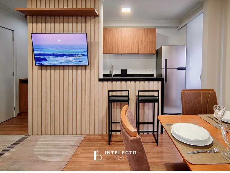 Apê 04 Vista Linda, Churrasq, Suíte - px shopping