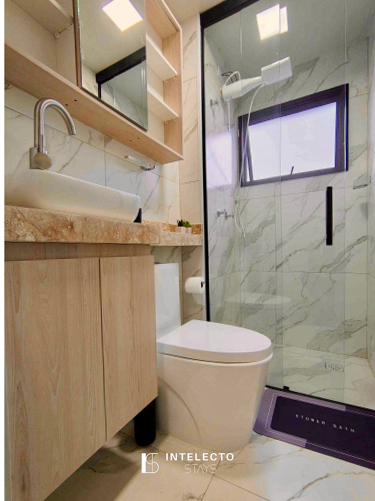 Apê 04 Vista Linda, Churrasq, Suíte - px shopping