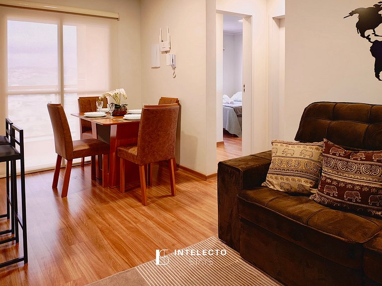 Apê 14 Vista Linda, Churrasq, Suíte - px shopping