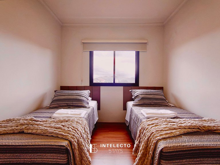 Apê 04 Vista Linda, Churrasq, Suíte - px shopping