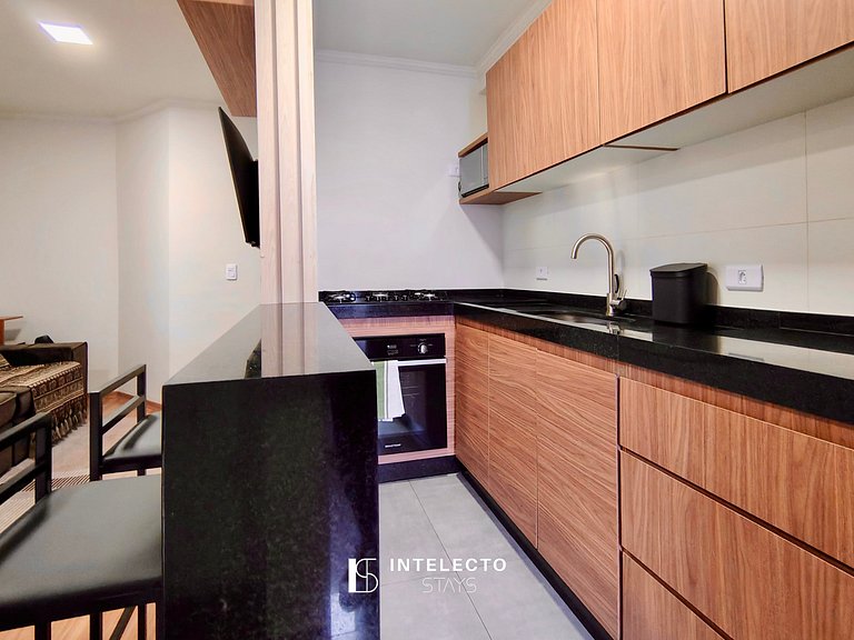 Apê 14 Vista Linda, Churrasq, Suíte - px shopping