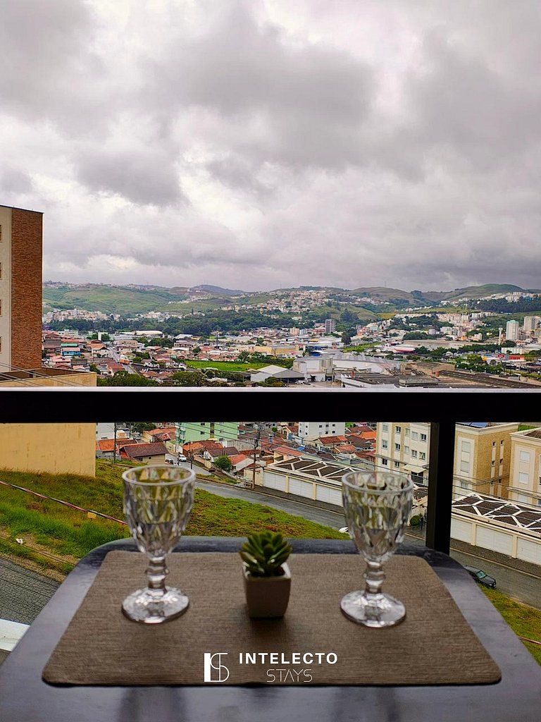 Apê 14 Vista Linda, Churrasq, Suíte - px shopping