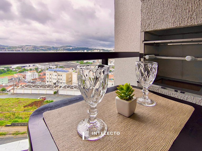 Apê 14 Vista Linda, Churrasq, Suíte - px shopping