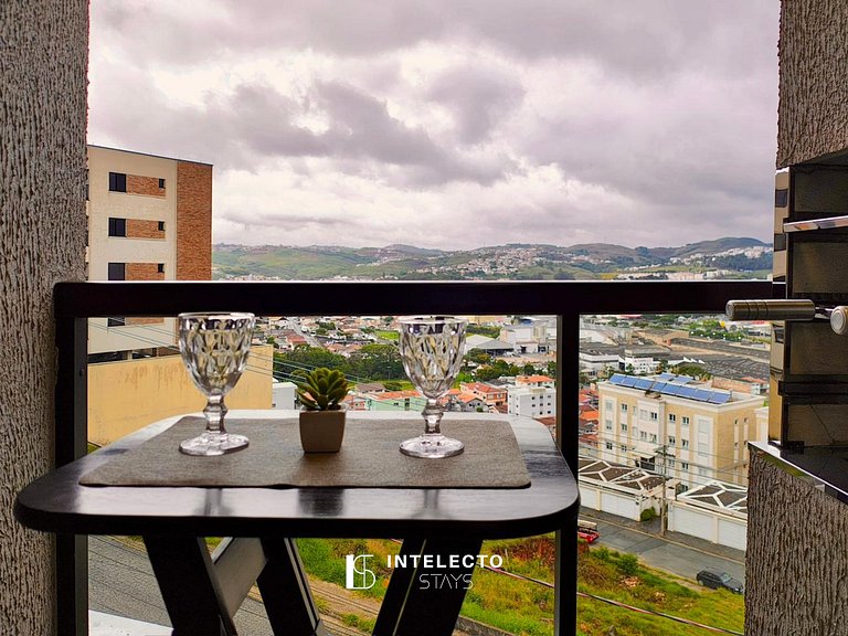 Apê 14 Vista Linda, Churrasq, Suíte - px shopping