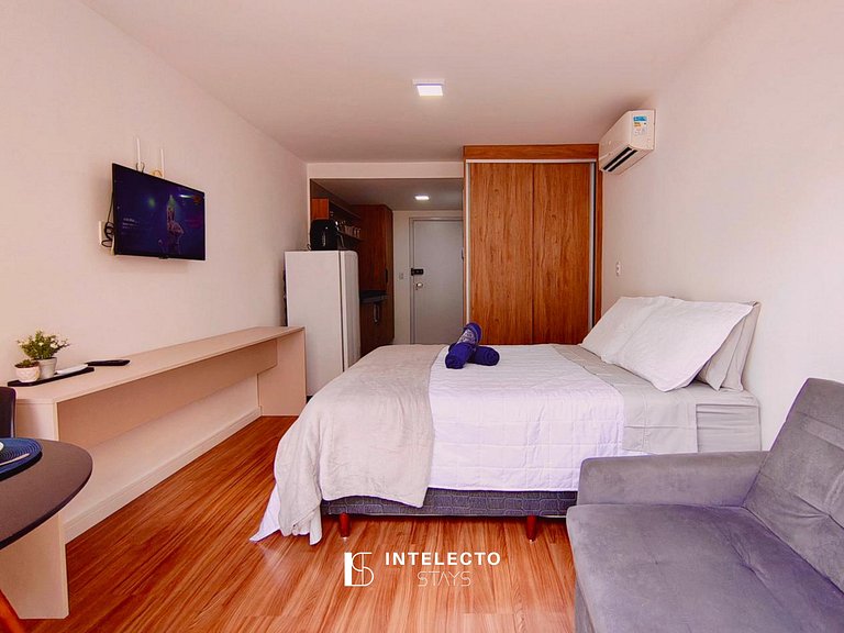 Ap 110 • Central, Piscina, Academia, Ar Cond.