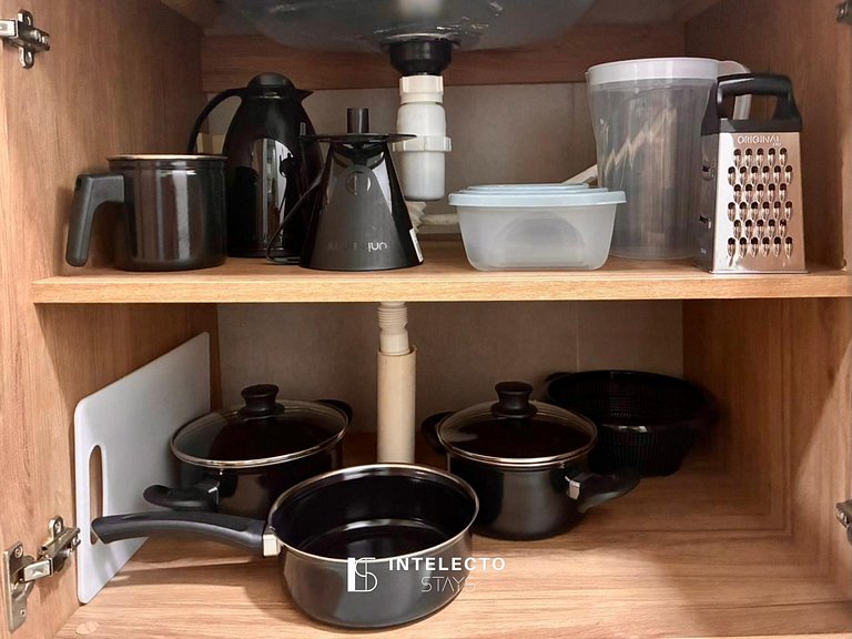 Ap 110 • Central, Piscina, Academia, Ar Cond.