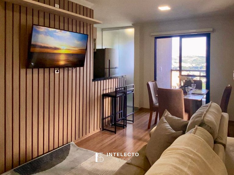 Apê 04 Vista Linda, Churrasq, Suíte - px shopping