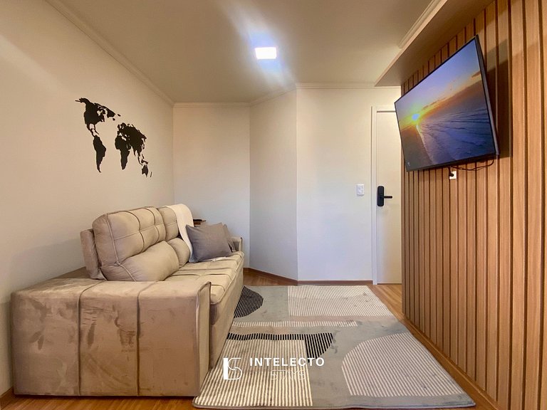 Apê 04 Vista Linda, Churrasq, Suíte - px shopping