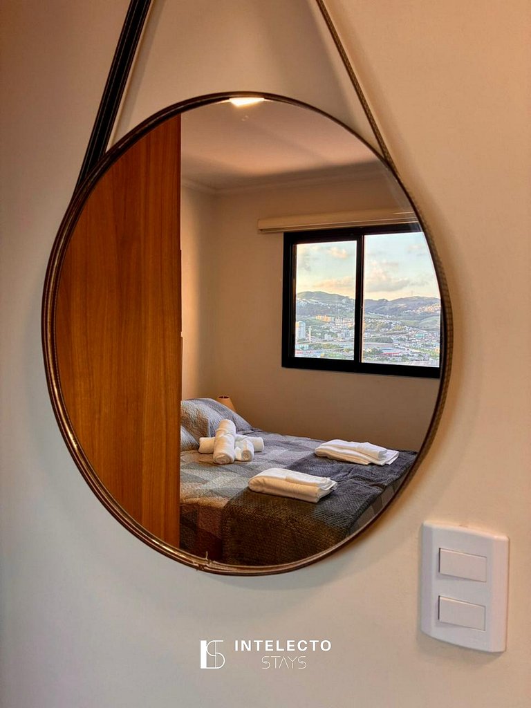 Apê 14 Vista Linda, Churrasq, Suíte - px shopping