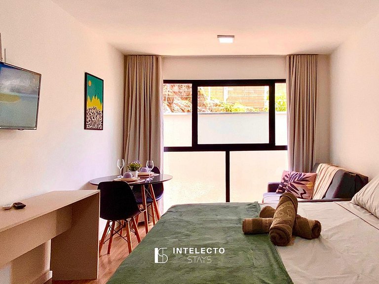 Ap 107 • Central, Piscina, Academia, Ar Cond.