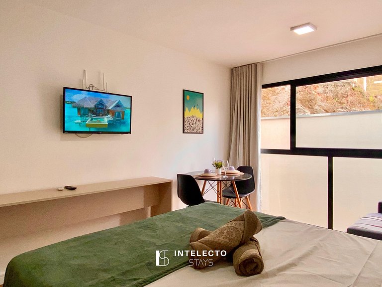 Ap 107 • Central, Piscina, Academia, Ar Cond.