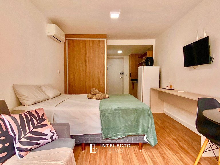 Ap 107 • Central, Piscina, Academia, Ar Cond.