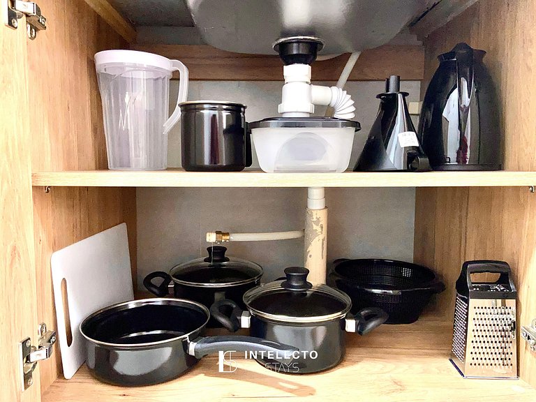 Ap 106 • Central, Piscina, Academia, Ar Cond.