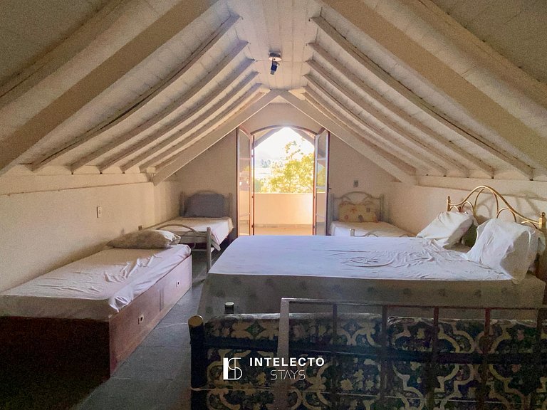 Chácara c/ Piscina, Churrasqueira com vista linda