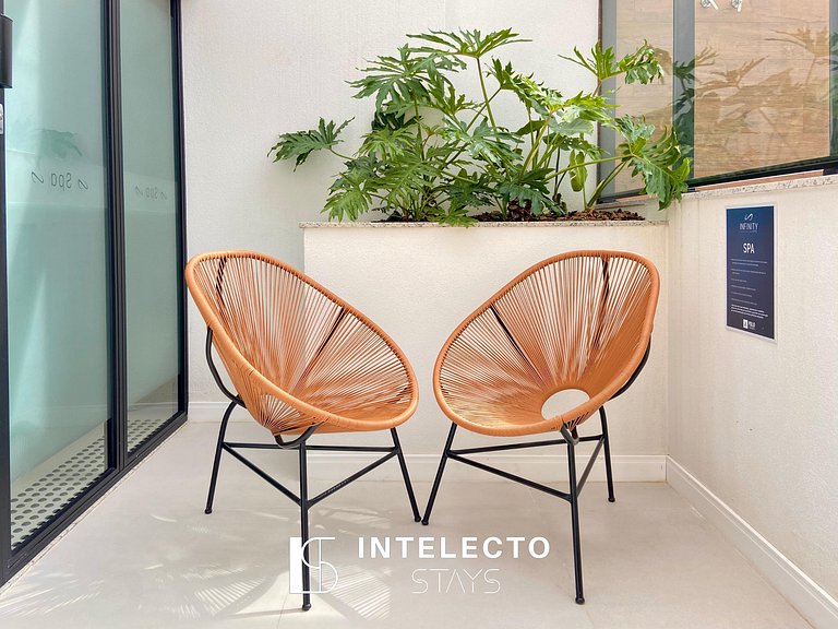 Apê 403•Central, Jacuzzi, Academia, Sala de jogos