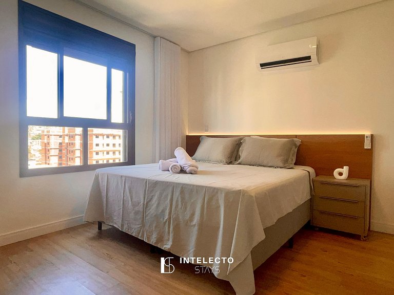 Apê 604•Central, Jacuzzi, Academia, Sala de jogos