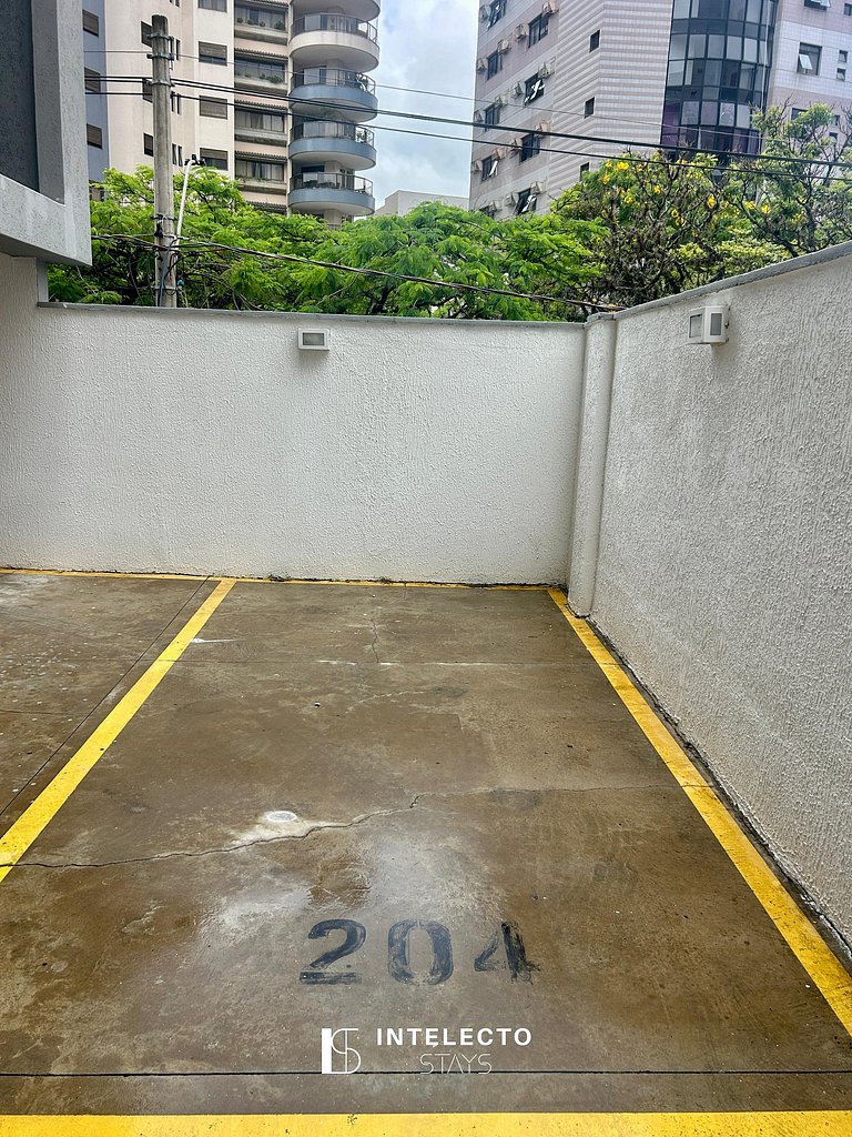 Living 204 •Central, Vista Top e super confortável