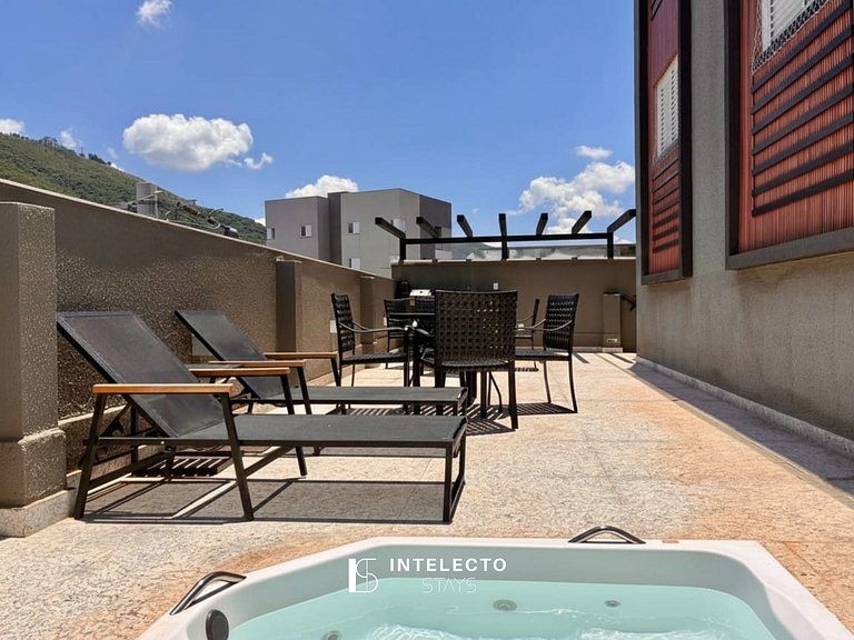 Ap22-Espaçoso,03qts,jacuzzi e churrasqueira,vista