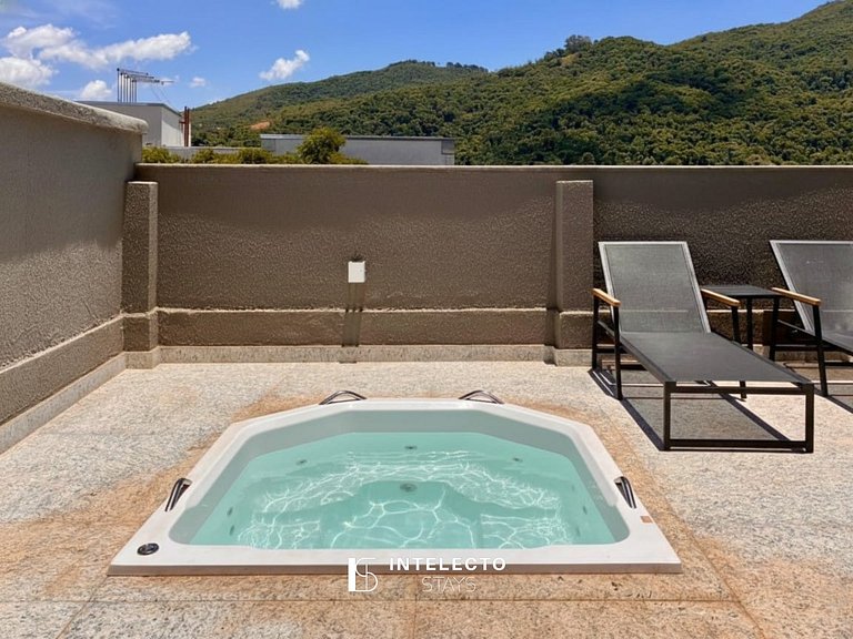 Ap22-Espaçoso,03qts,jacuzzi e churrasqueira,vista