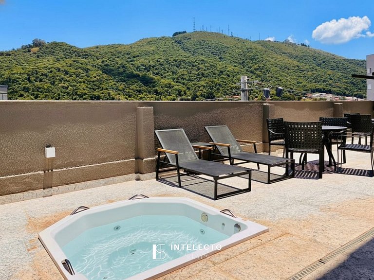 Ap22-Espaçoso,03qts,jacuzzi e churrasqueira,vista
