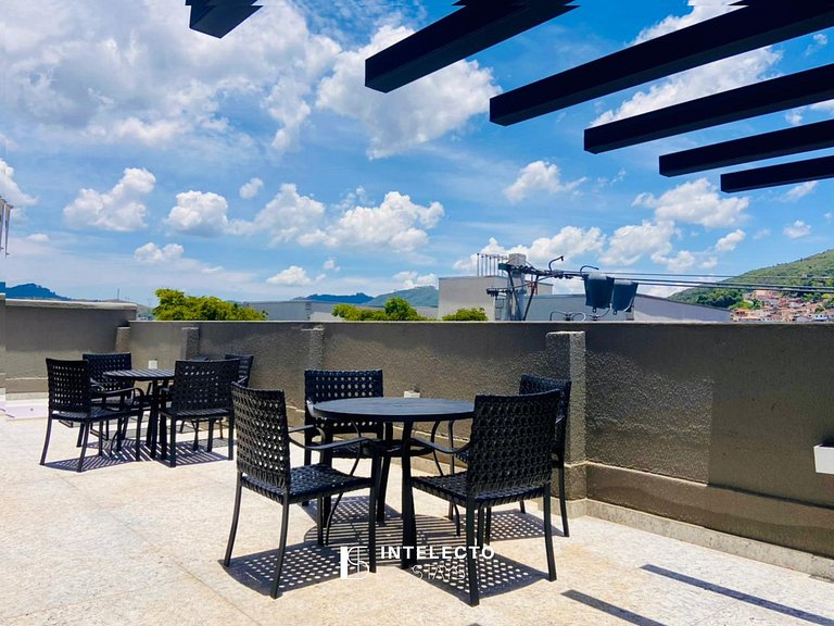 Ap22-Espaçoso,03qts,jacuzzi e churrasqueira,vista