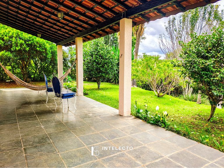 Chácara c/ Piscina, Churrasqueira com vista linda