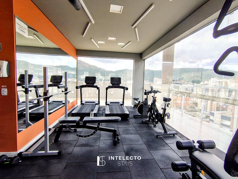 202 Luxo no Centro, Churrasq.,A/C,Jacuzzi Rooftop