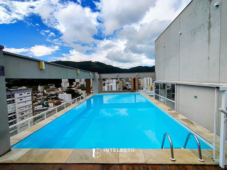 202 Luxo no Centro, Churrasq.A/C.Rooftop