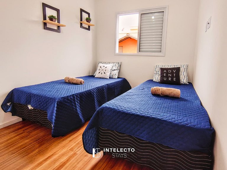 Ap307-Apê c/Piscina, varanda com Churrasq/prox PUC