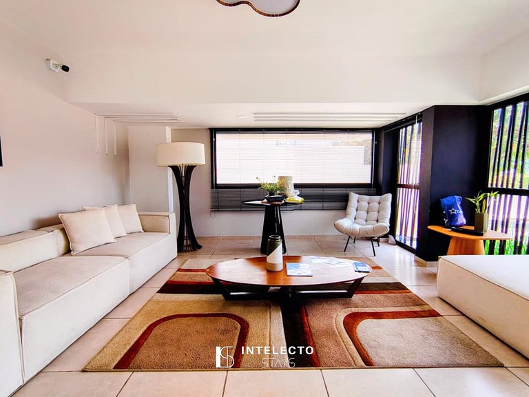 Ap307-Apê c/Piscina, varanda com Churrasq/prox PUC