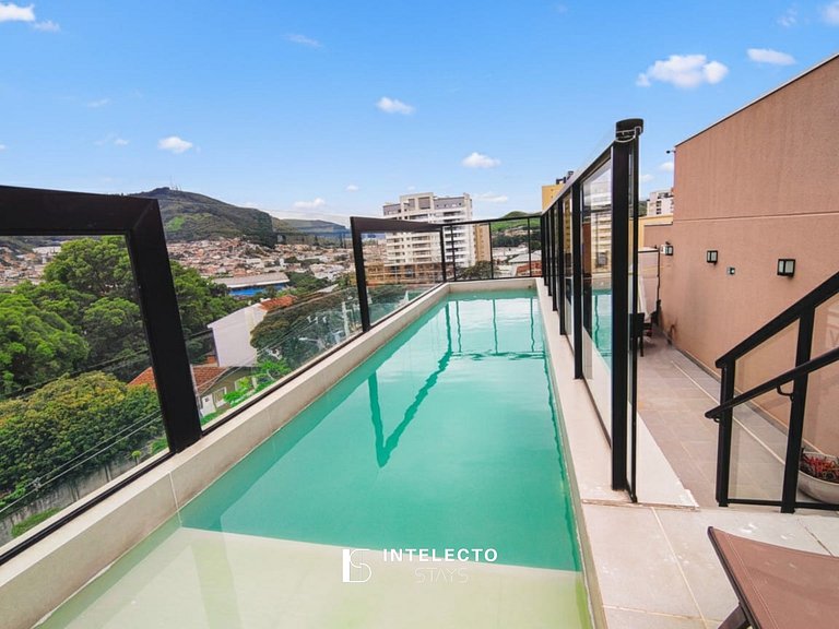 Ap307-Apê c/Piscina, varanda com Churrasq/prox PUC