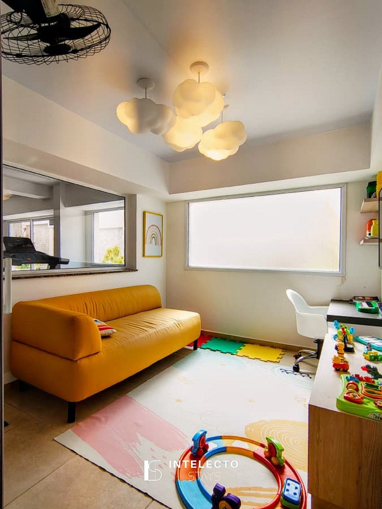 Ap307-Apê c/Piscina, varanda com Churrasq/prox PUC