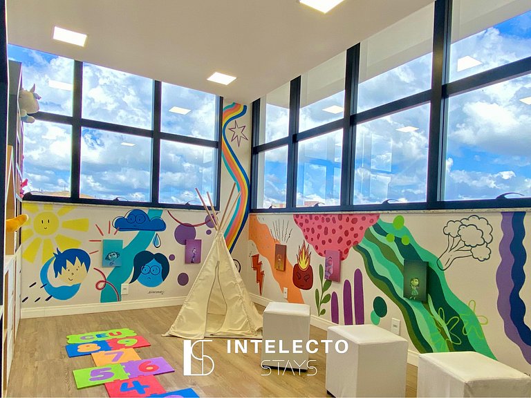 Apê 1104•Central, Jacuzzi, Academia, Sala de jogos