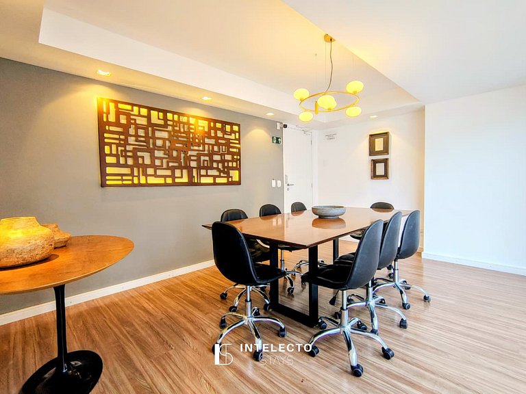 202 Luxo no Centro, Churrasq.,A/C,Jacuzzi Rooftop