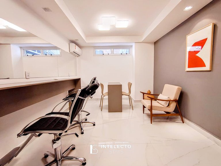 202 Luxo no Centro, Churrasq.A/C.Rooftop