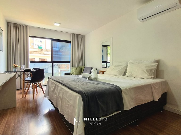 Ap 309 • Central, Piscina, Academia, Ar Cond.