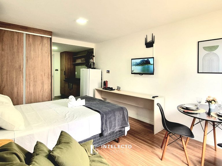 Ap 309 • Central, Piscina, Academia, Ar Cond.