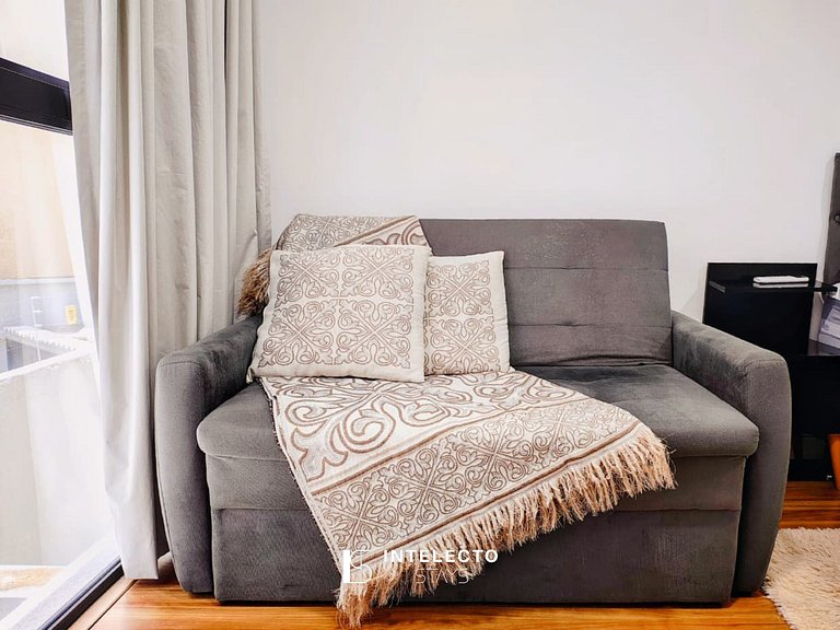 Ap 203 • Central, Piscina, Academia, Ar Cond.